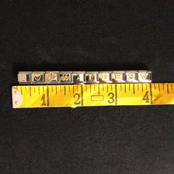 90s Authentic Silver Stainless Steel 18k Gold Charms for Italian Charm Bracelets - Picture 10 of 14